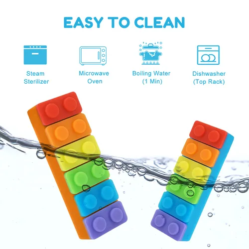 Miniatura 3 de Collar masticable, paquete de collar sensorial para niños con TDAH, autismo, necesidades de morder, palo masticable de motor oral, masticable