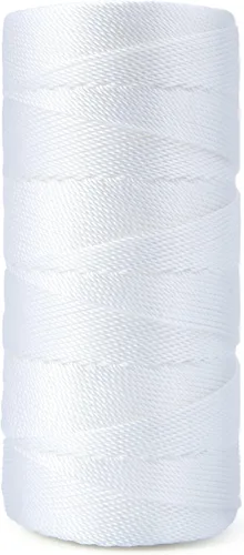 Miniatura 2 de HONGDA Cuerda de nailon trenzada, #15 x 1000 pies, cuerda de nailon para trabajos de mampostería, línea de trote, línea de señuelo, fabricación