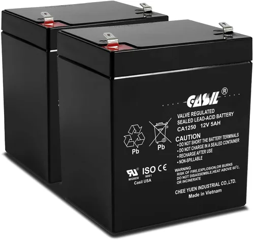Miniatura 11 de Casil 12V 7Ah Batería CA1270 para Bella Betty Daisy Vapo Razor ES300, E300, E200, Batería de bolsillo de 12V para Razor, Reemplazo para Razor, 2 Pack