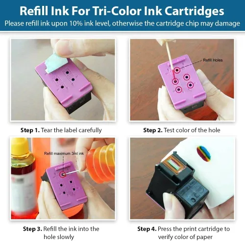 Miniatura 3 de Botella de tinta de repuesto negra de 3.4 fl oz compatible con PGI-280 / CLI-281 XL PIXMA TS9120 TS8120 TS8220 TS9520 TR8520 TR7520 TS6120