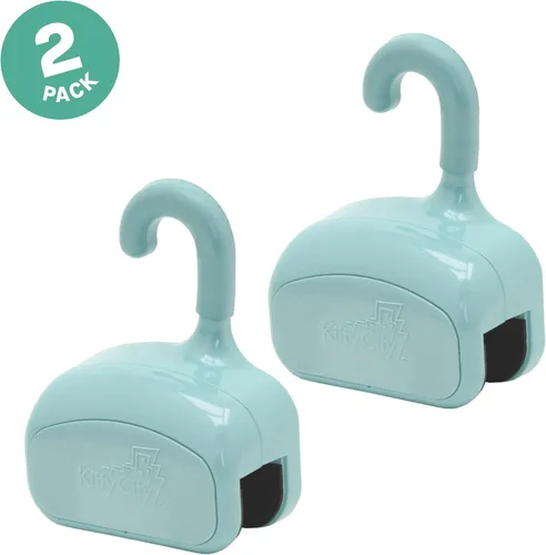 Miniatura 2 de Kitty City Clip rascador para gatos sobre la puerta – Soporte vertical para rascador para gatos – Protege muebles y puertas – Se adapta a la mayoría