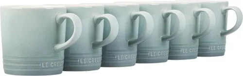 Miniatura 6 de Le Creuset Juego de 6 tazas de gres Londres, 12 onzas cada una, color blanco