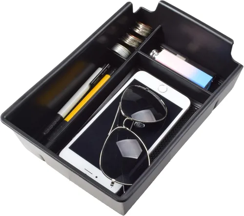 Miniatura 8 de Organizador de consola central compatible con Hyundai Sonata 2020 2021 2022 2023 Accesorios, Sonata N-Line/Limited Bandeja de Inserción Rojo
