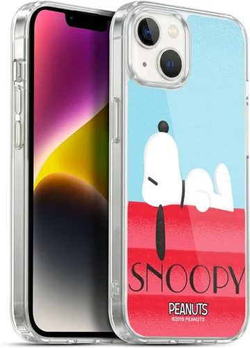 Miniatura 171 de Head Case Designs Snoopy Deco Dreams - Funda de gel suave con licencia oficial de Peanuts Blue Pattern compatible con Apple iPhone 7 Plus/iPhone 8