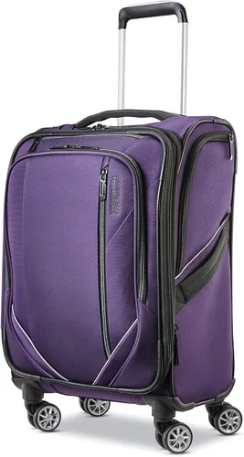 AMERICAN TOURISTER Zoom Turbo Softside - Equipaje con ruedas giratorias expandible Púrpura Zoom Turbo Softside - Equipaje con ruedas giratorias