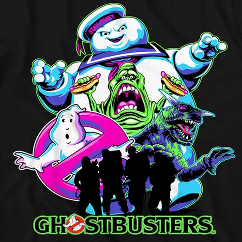 Miniatura 2 de Ghostbusters Mens Stay Puft Shirt Stay Puft Logo Tee Shirt Graphic T-Shirt