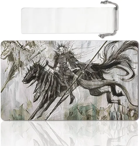 Miniatura 19 de Juego de mesa MTG Playmat Games Tamaño 60X35 cm CCG Compatible para MTG CCG RPG Juego de cartas coleccionables (Ajani Steadfast)