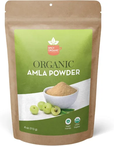 Miniatura 9 de Spicy Organic Amla Powder - 16 onzas (16.01 oz) Amalaki, USDA orgánico, sin OMG, 100% crudo y natural, probado en laboratorio para pureza, polvo