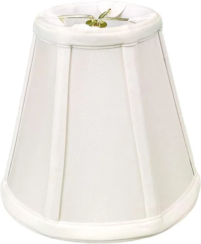Miniatura 57 de Royal Designs, Inc. BS-707FC-6AGL Deep Empire Basic - Pantalla para lámpara con clip de llama, 3.5 x 6 x 5.75 pulgadas, color dorado antiguo
