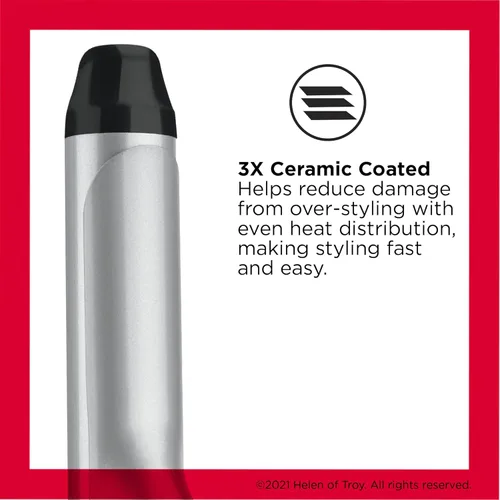 Miniatura 2 de Revlon Perfect Heat Rizadora de Cerámica Triple Para Rizos Suaves y Sedosos Despeinados (1-1/4 pulgadas)
