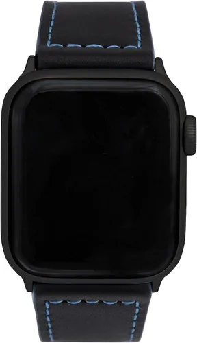 Miniatura 6 de Bandini Correa de cuero para hombre para Apple Watch de 1.732 in 1.772 in 1.654 in 1.614 in 1.575 in 1.496 in 1.929 in y Ultra, correa de iWatch