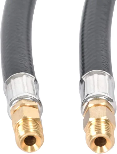 Miniatura 5 de GGC Conector QCC1 de manguera de coleta de propano RV de 1.5 pies con destello macho invertido de 1/4 '' (2PCS)