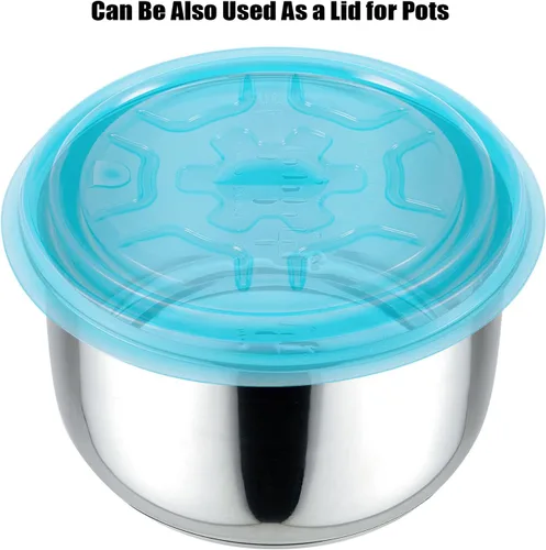 Miniatura 7 de Kichwit Cubierta plegable de silicona para placa de microondas, protector de salpicaduras, apto para lavavajillas y libre de BPA, 11 pulgadas, azul