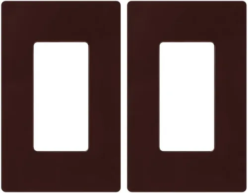 Miniatura 17 de Lutron Claro - Placa de pared de 1 banda (paquete de 6) CW-1-AL-6 almendra