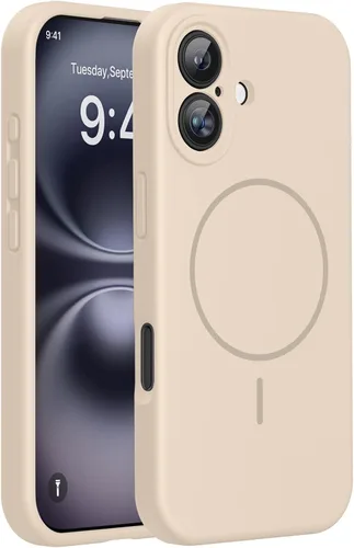 Miniatura 280 de Miracase Funda diseñada para iPhone 13, con protector de pantalla de vidrio templado, forro de microfibra suave antiarañazos, funda de goma