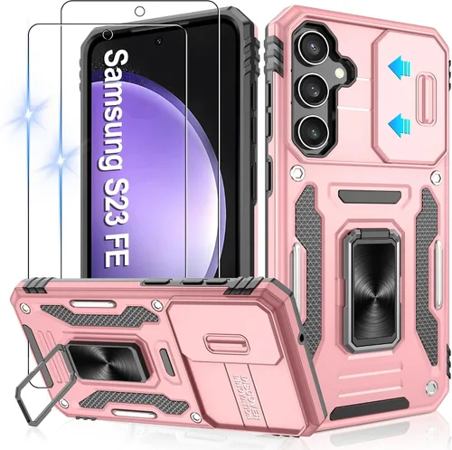 Miniatura 80 de Gritup para Samsung Galaxy S22 Funda con protectores de pantalla HD de 2 paquetes y cubierta deslizante para la cámara, protección contra caídas
