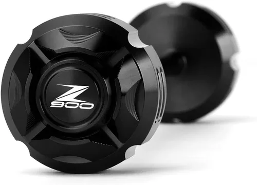 Miniatura 7 de Manillar Grip End Para Z900 Todo El Año Motocicleta CNC Aluminio Manillar Bar Extremos Enchufe Balance Pad Z 900 Accesorios Color Negro