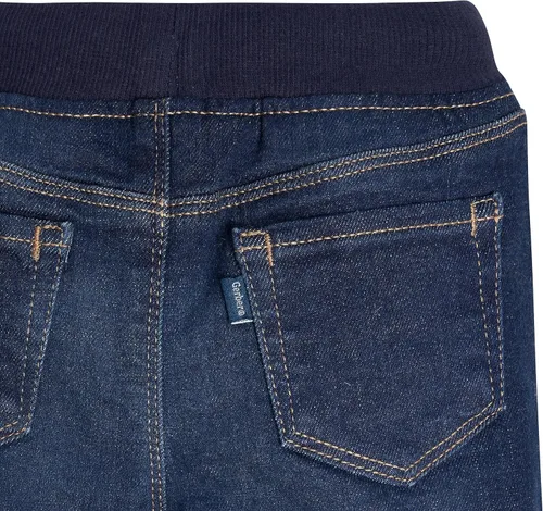 Miniatura 4 de Gerber Jeans ajustados de mezclilla elásticos con cintura acanalada para bebé