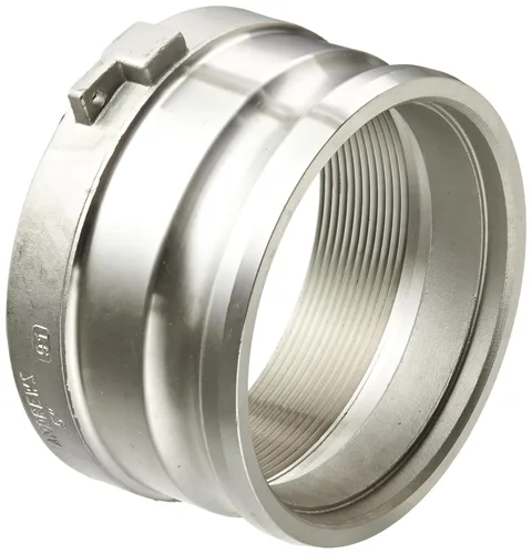 Miniatura 7 de Dixon 100-A-SS Acero Inoxidable 316 Boss-Lock Tipo A Leva y Ranura Manguera de Acoplamiento, Enchufe de 1" x 1" NPT Hembra