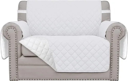 Miniatura 96 de Easy-Going - Funda para sofá, futón y sillón sin reposabrazos, reversible, resistente al agua, para mascotas y niños (azul oscuro/azul claro)