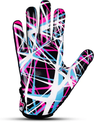 Miniatura 5 de TAQCHA Football Gloves - Tacky Grip, Skin Tight Adult Receiver Gloves - Youth Football Gloves Pro Elite Super Sticky Performance