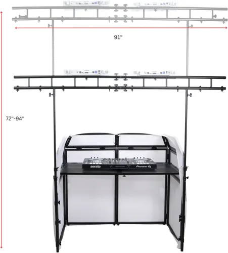 Miniatura 2 de ProX XF-MESATRUSS - Soporte de iluminación para mesa-fachada, compatible con MESA MK2 y MESA Media