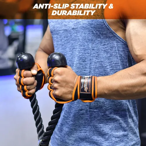 Miniatura 5 de ESTREMO Guantes de entrenamiento para hombres y mujeres, guantes de gimnasio para levantamiento de pesas para hombres con excelente agarre y soporte