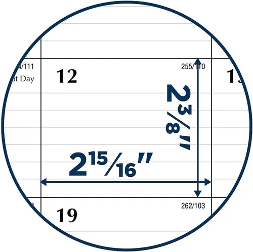 Miniatura 3 de AT-A-GLANCE Calendario de escritorio académico 2023-2024, almohadilla de escritorio mensual, 21-3/4 x 17 pulgadas, bloques diarios a rayas, estándar