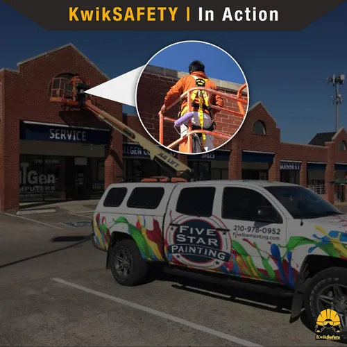 Miniatura 7 de KwikSafety - Fall Protection Safety Harness - Construction & Roofing Fall Arrest Safety Harnesses - ANSI OSHA Compliant Estándar