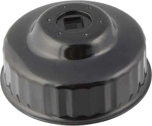 Miniatura 14 de Steelman 90mm x 15 Flauta Llave para tapa del filtro de aceite, accionamiento de 3/8 de pulgada, diseño de bajo perfil para espacios reducidos
