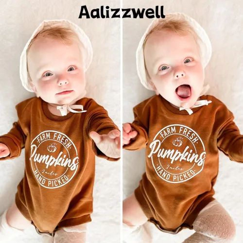 Miniatura 2 de Aalizzwell Sudadera de gran tamaño para bebé niña y niño