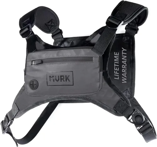 Miniatura 9 de MVRK Mochila de pecho resistente al agua - Chaleco para correr para entrenamientos, soporte para teléfono para correr, almacenamiento adicional