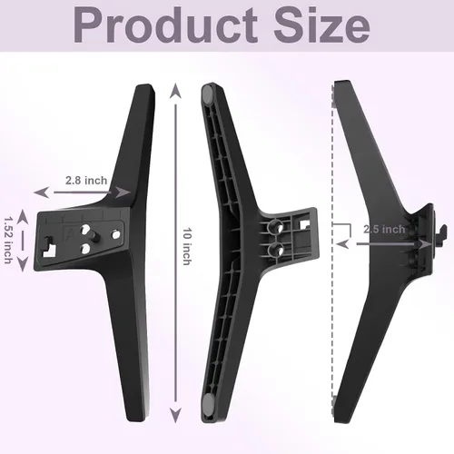 Miniatura 7 de Soporte de TV de 60 y 65 pulgadas para patas de TV LG, para UQ UJ UK UM UN Series 60UQ7950 60UQ8000 60UJ6050 60UK6090 60UM6900 60UN7300 65UJ6300