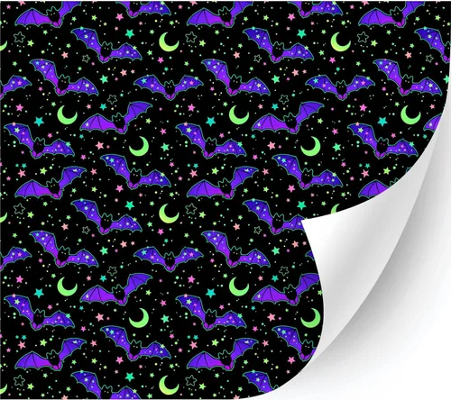 Miniatura 46 de HTV4U Puff - Vinilo de transferencia de calor con estampado de Halloween (azul Dia de Muertos, 12 x 12 pulgadas), vinilo 3D estampado para planchar