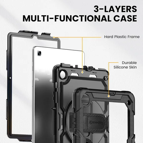 Miniatura 9 de Timecity Funda para Samsung Galaxy Tab S6 Lite de 10.4 pulgadas 2024/2022/2020 (SM-P620/P610/P613/P615), funda protectora duradera y resistente