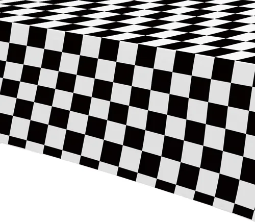 Miniatura 3 de Mantel para mesa de fiesta de carreras, 3 piezas, mantel de cumpleaños de automóvil de carreras, mantel de plástico desechable para uno o dos temas