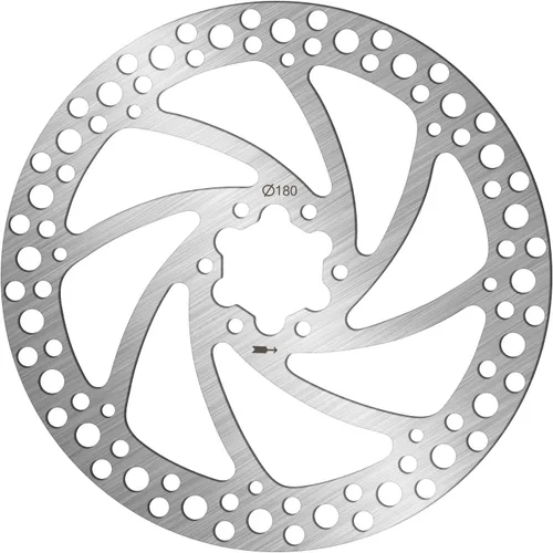 Miniatura 8 de BUCKLOS - Rotor de freno de disco MTB de 140 mm, 160 mm, 180 mm, 203 mm con 6 pernos, rotores de freno de bicicleta de acero inoxidable con Multi-c
