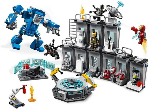 Miniatura 6 de LEGO Marvel Avengers Iron Man Hall of Armor 76125 Kit de Construcción - Figuras de Acción del Traje de Hombre de Hierro de Marvel Tony Stark