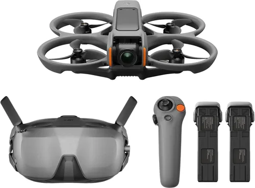Miniatura 8 de DJI Avata 2 Fly More Combo (3 baterías), drones FPV con cámara para adultos 4K, experiencia inmersiva, acrobacia de un solo empuje, protector