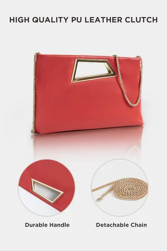 Miniatura 4 de Bolso de mano Coucoland para mujer - Bolsos de noche de cuero PU con purpurina de moda para fiesta de boda, uso diario PU Leather, Glitter