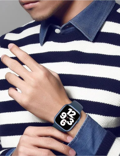 Miniatura 8 de Paquete de 15 correas compatibles con Apple Watch de 38 mm, 40 mm, 41 mm, 42 mm, 44 mm, 45 mm, 46 mm, 49 mm, unisex, correa deportiva de silicona