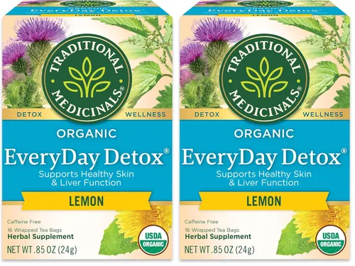 Miniatura 15 de Traditional Medicinals Té, raíz de diente de león tostado orgánico, apoya la función renal y la digestión saludable, 16 bolsas de té