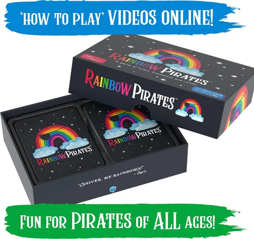 Miniatura 9 de Sweet Bros Games Rainbow Pirates - Divertido juego familiar para niños, adolescentes y adultos, juego de cartas estilo Rummy para 2 a 5 jugadores