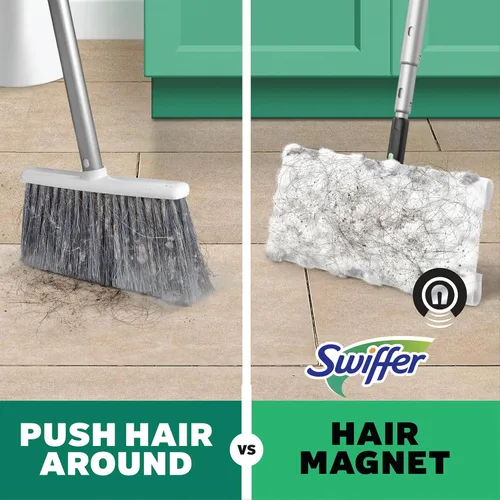 Miniatura 11 de Swiffer Sweep & Mop Deluxe 2 en 1 kit de limpieza de pisos con barrido y trapeado, kit multi-superficie para limpieza de pisos, incluye 1 Barrido