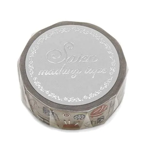 Miniatura 2 de Kamiiso SAIEN UR-3068 Sewing Masking Tape, 0.6 inches (15 mm) x 2.8 ft (7 m)