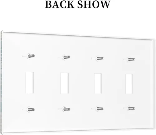 Miniatura 609 de Placa Decorativa de Pared de Granja Rústica con Cuerno de Madera para Puerta de Granero 1 Banda Duplex Cubiertas de Toma Eléctrica Soltera