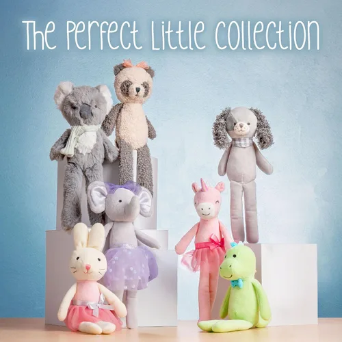 Miniatura 8 de Stephen Joseph, Juguete de Animal de Peluche de 11 pulgadas, Muñeca de Felpa Pequeña Súper Suave, Juguetes para Bebé, Niños Pequeños, Niños