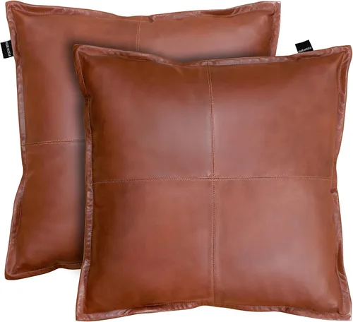 Miniatura 108 de Funda de almohada de piel de cordero – Funda de cojín decorativa para sofá – Fundas para sala de estar y dormitorio, 22 x 22 pulgadas – Paquete de 2