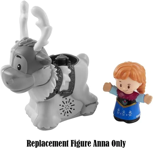Miniatura 3 de Piezas de repuesto para Little People Anna and Sven Playset - GNG91 ~ de The Movie Frozen ~ Figura de repuesto ~ Anna