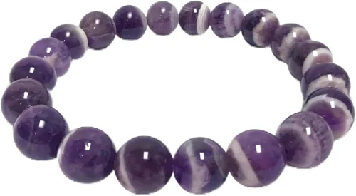Miniatura 517 de Gem Avenue Handmade Round Bead Stretch Bracelet Unisex Natural Stone Beaded Jewelry for Men & Women, Elastic Wristband for Daily Wear